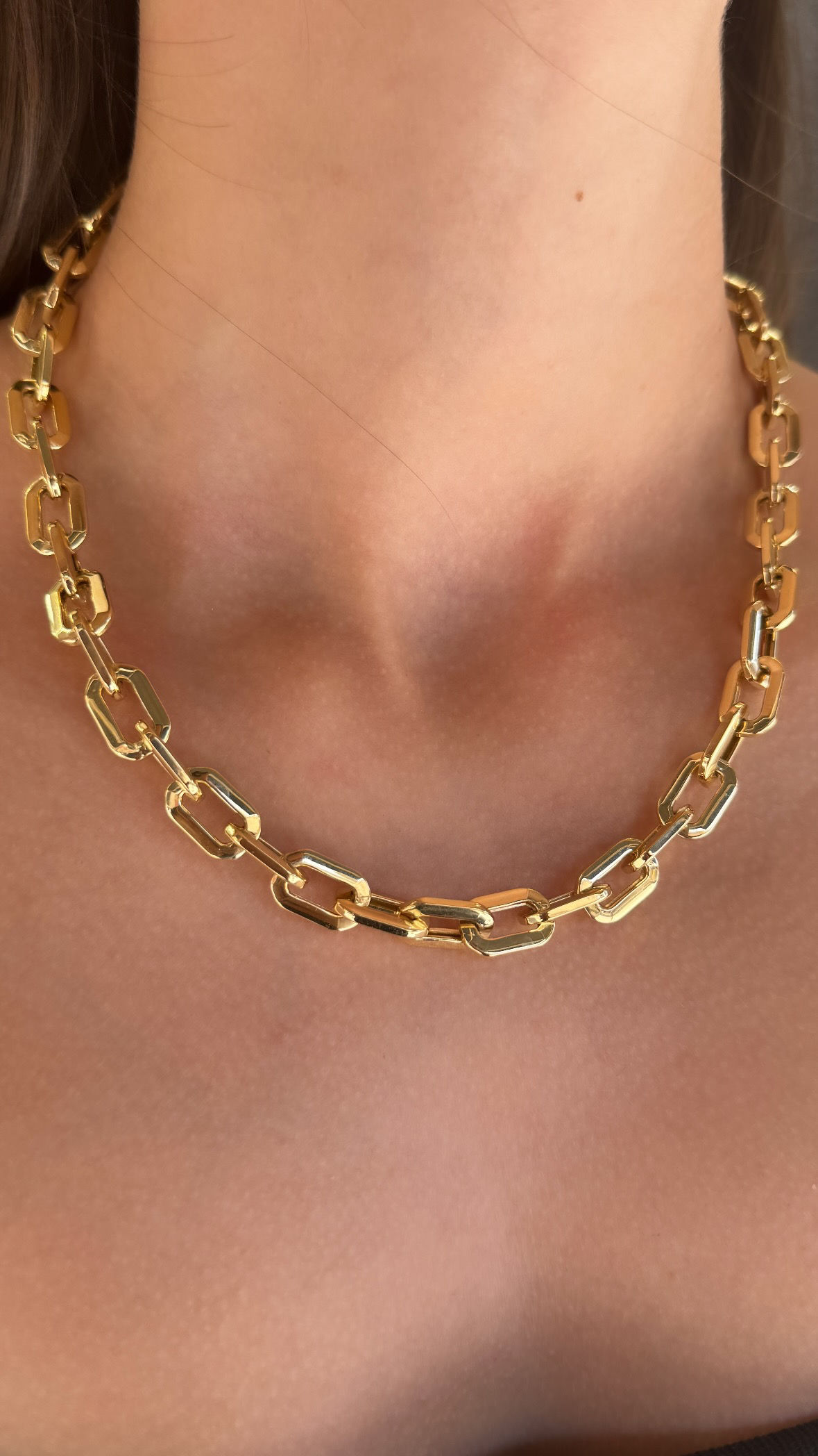 Kalın Ataç Zincir Kolye