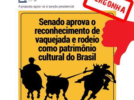 Vergonha no Senado Federal!