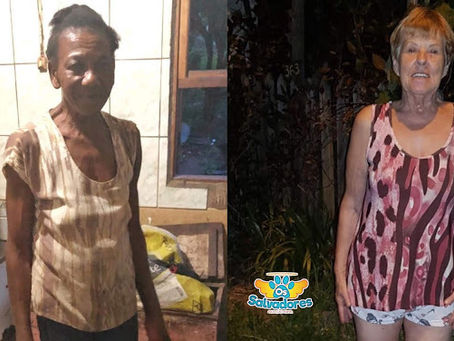 Através da ONG OS SALVADORES, Marias recebem doações de alimentos