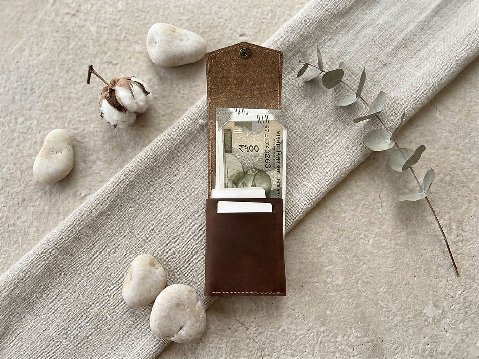 Thumbnail: Chauras Mini wallet- Roasted bean