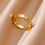 Thumbnail: Elegant Adjustable Gold-Tone Ring