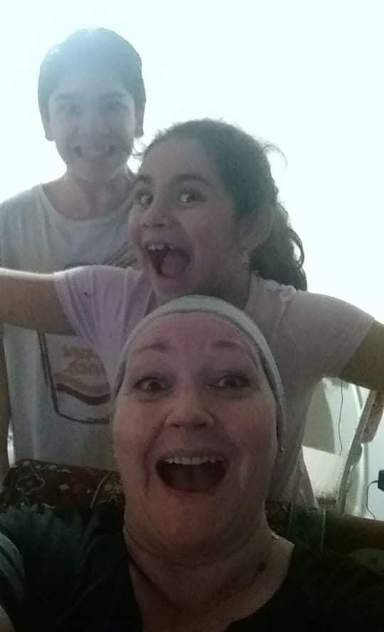 Mom, brother, and sister