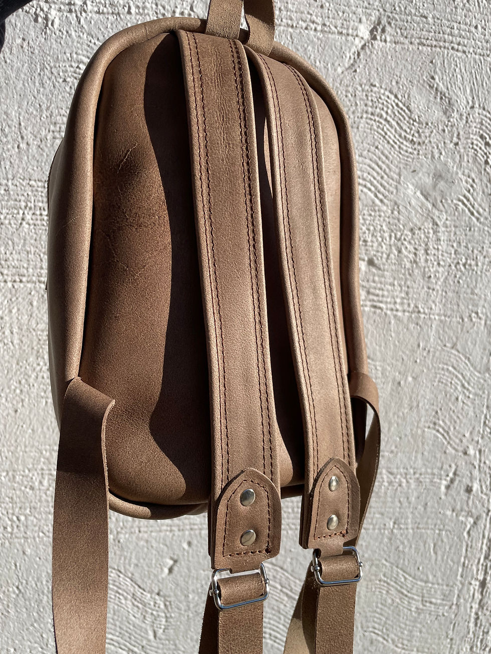 minimal δερμάτινο σακίδιο καθημερινής χρήσης