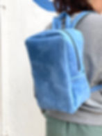 Stylish minimal leather backpack handcrafted in Crete with durable zipper