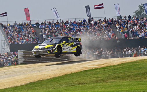 SUBARU DRIVER PATRIK SANDELL EARNS 4TH OVERALL AT THRILLING DEBUT OF AMERICAS RALLYCROSS CHAMPIONSHI