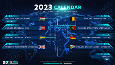 WORLD RX UNVEILS GLOBAL CALENDAR FOR 2023