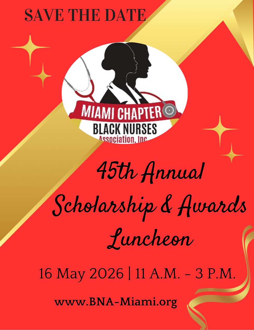 Annual Awards Luncheon Black Nurses Association, Miami