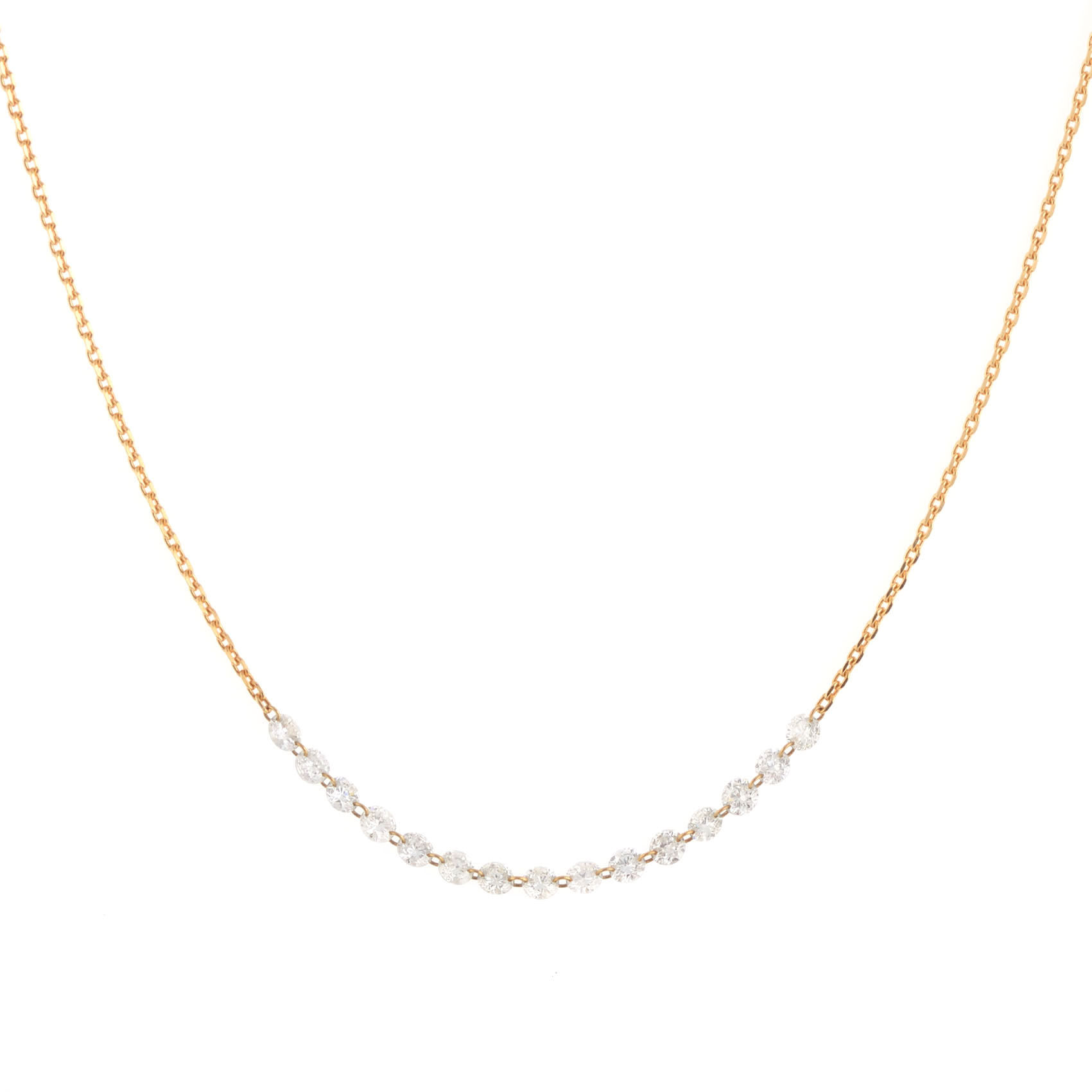 K18ダイヤネックレス