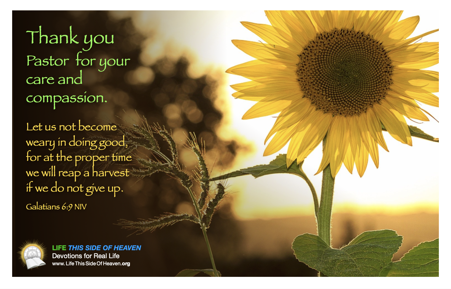 Pastor Appreciation E-Card 2