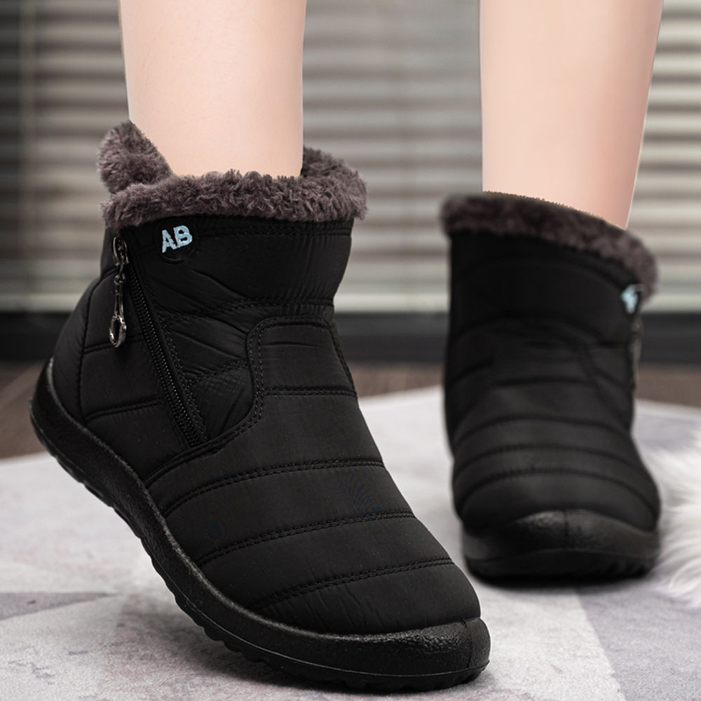 Botas de inverno femininas impermeáveis