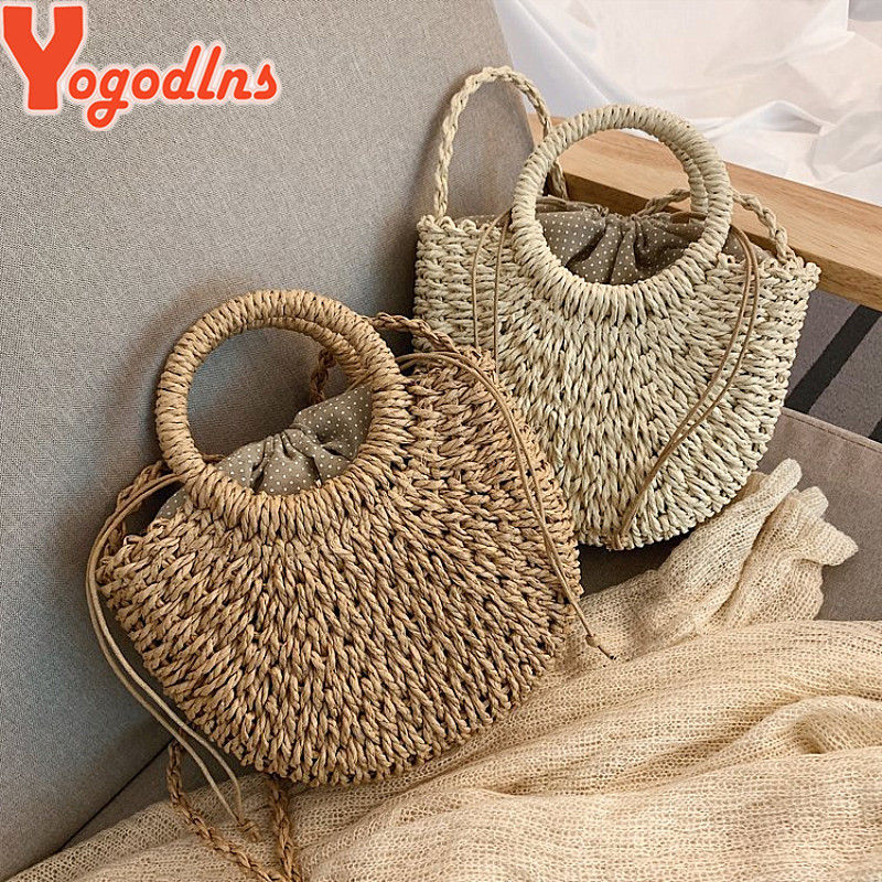 Bolsa de Palha Meia Lua