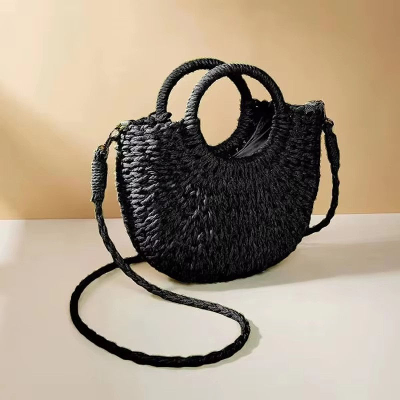 Miniatura: Bolsa de Palha Meia Lua