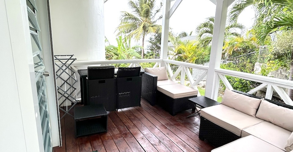 Outdoor seating area