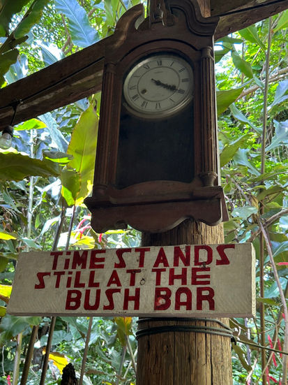Sign at a bar in Indian river