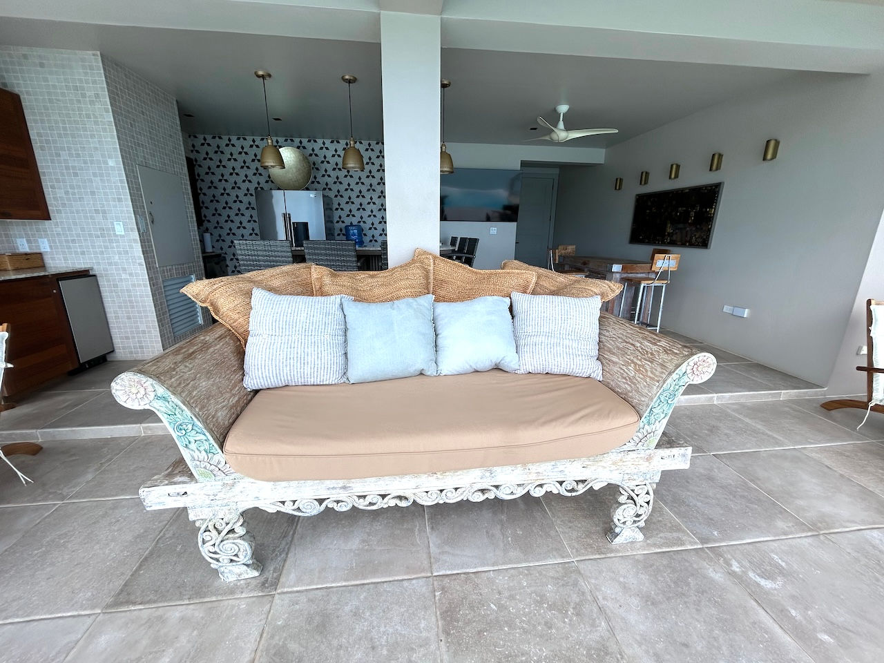 Outdoor seating area