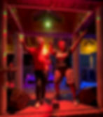 Band performing at Shirley Heights Sunday party