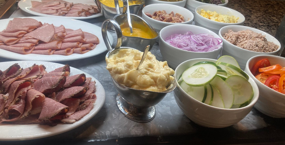 Cold meat and sald