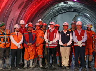 OBRAS DE LÍNEA 7 QUE BENEFICIARÁN A 1,6 MILLONES DE HABITANTES CONCRETARON SU PRIMER ENCUENTRO DE TÚNELES EN ZONA CÉNTRICA DE SANTIAGO