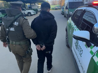 TENENCIA DE CARABINEROS LAS CRUZADAS (SAN PEDRO, QUILLOTA)UN DETENIDO ROBO CON INTIMIDACIÓN Y DESACATO