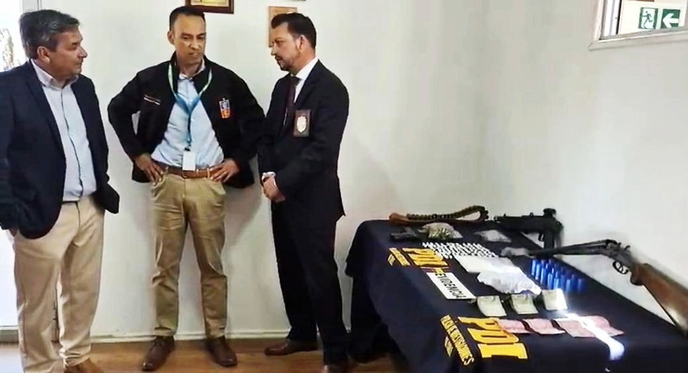 Operativo de la PDI logra detener a traficante de droga con apoyo del dron municipal
