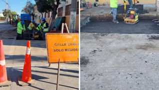 CONTINUAN TRABAJOS EN CALLE YUNGAY DE QUILLOTA