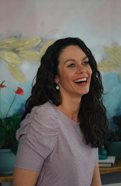woman smiling