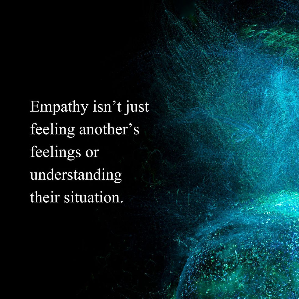 Why 'empathy' isn't enough.