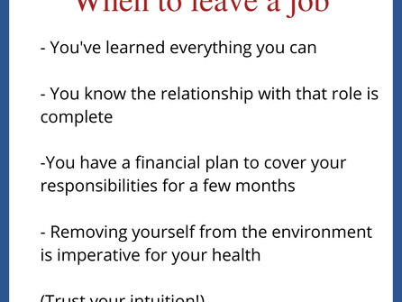 Should I leave my job? [Wise Wednesdays]