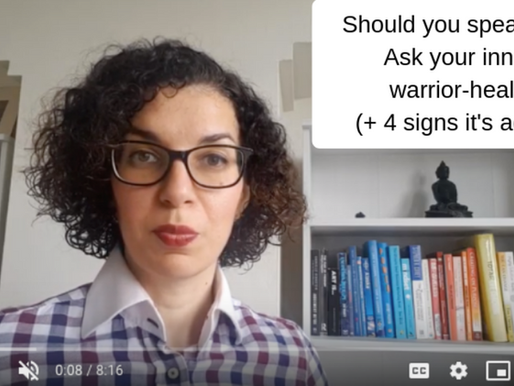 Should you speak up in meetings? 4 marks of the modern warrior-healer