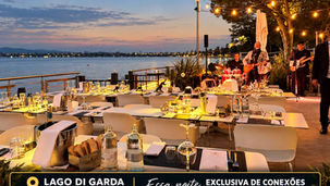 Wolney Dias, CEO da WMB Marketing Digital, participa de noite de networking no Lago di Garda, na Itália