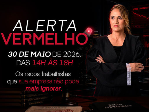 Dra. Bruna Barbosa apresenta o evento online “Alerta Vermelho” sobre as 6 condenações trabalhistas que mais destroem empresas em 2026