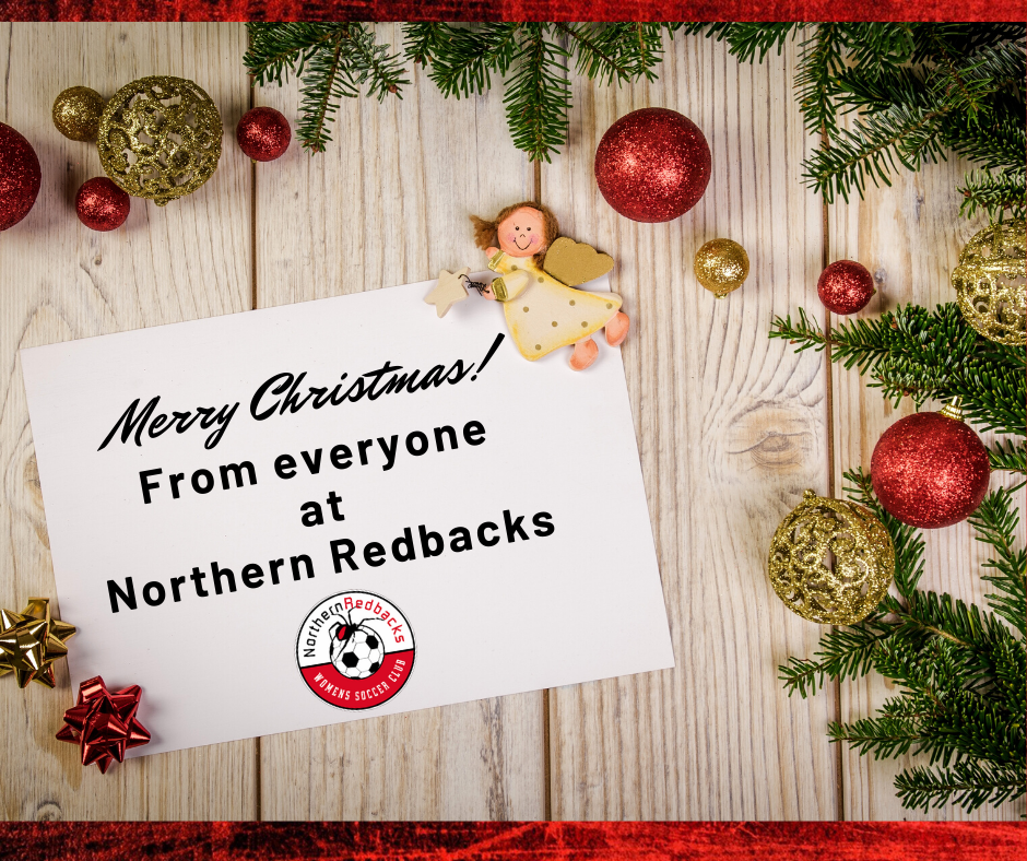 A Christmas greeting image from Northern Redbacks