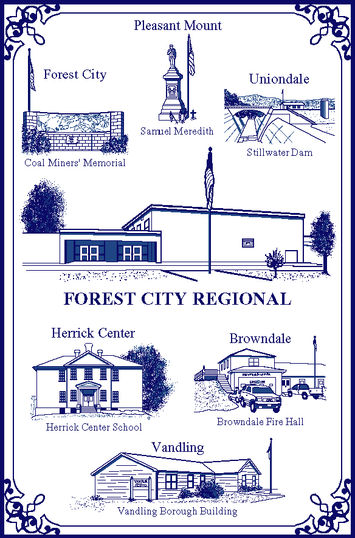forest city woven town blanket