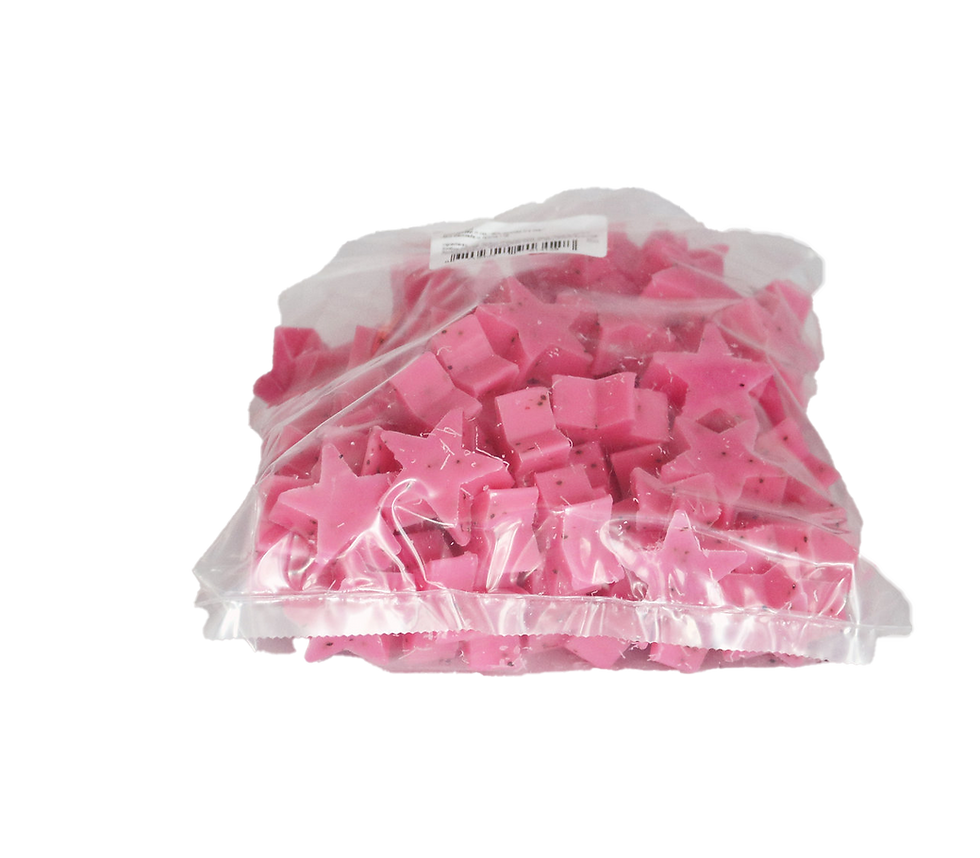 1kg bag of mini star soaps 'Pink Forest'