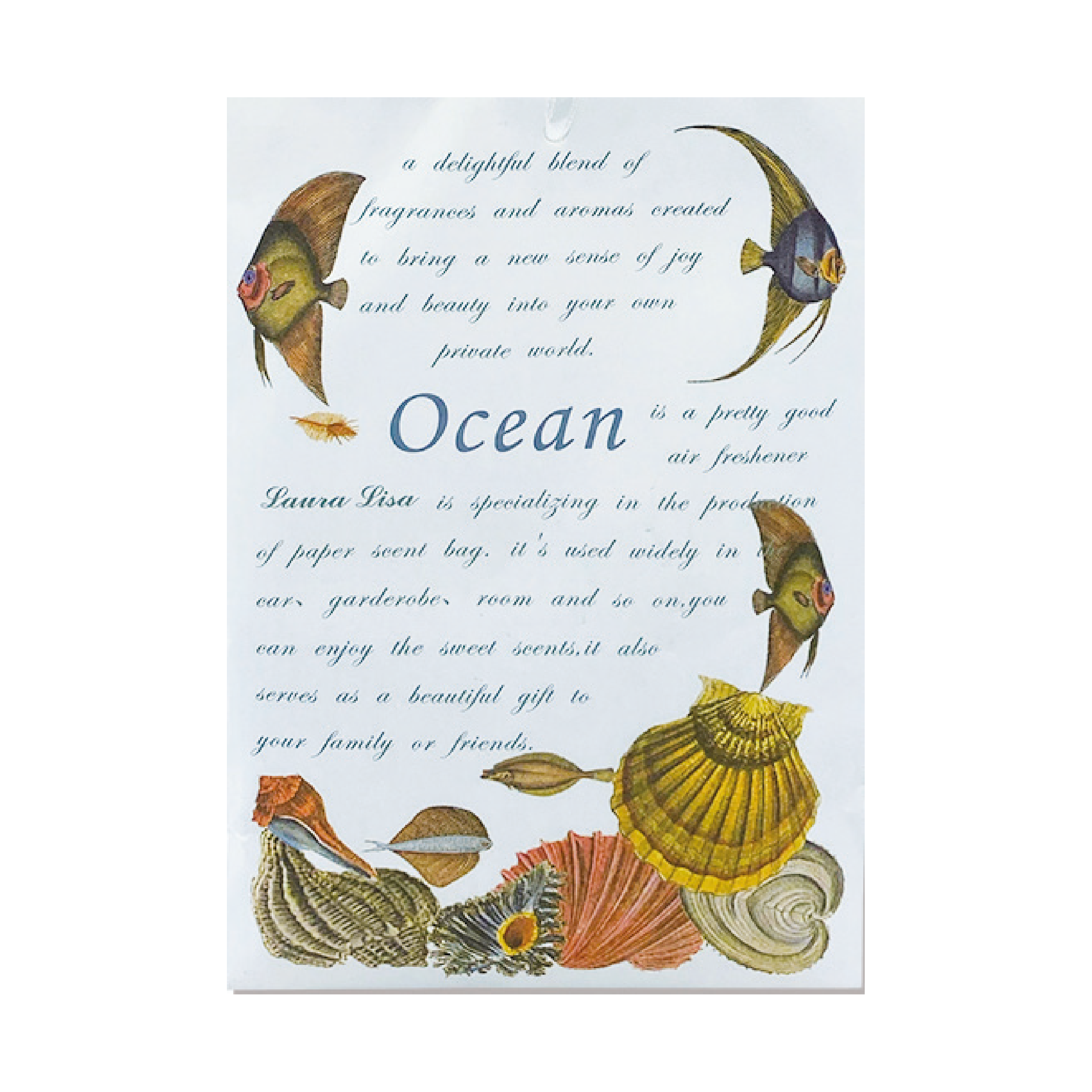 12 x Lara lisa Scented sachet Ocean