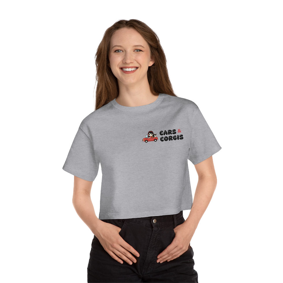 Thumbnail: Cars & Corgis Cropped Shirt