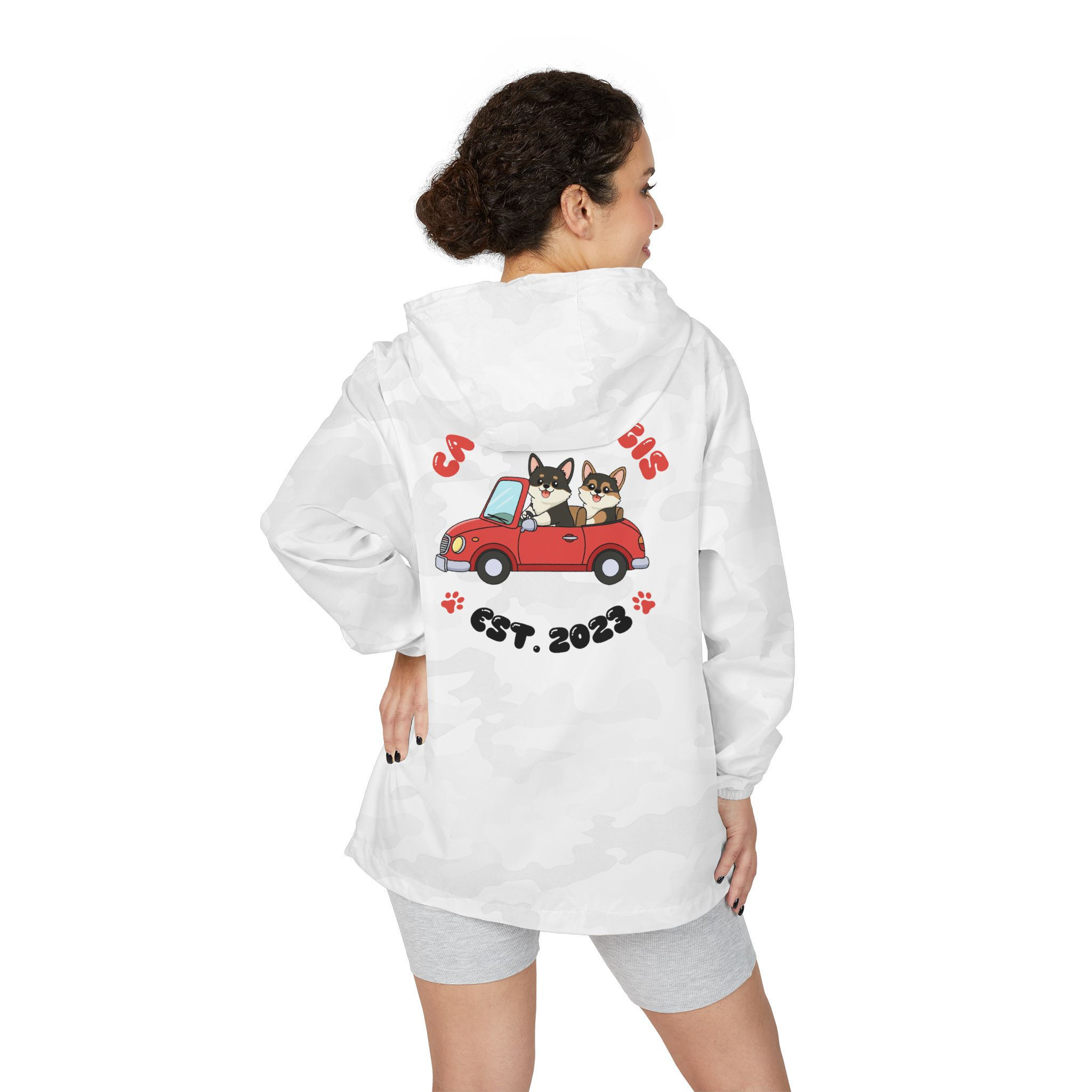 Cars & Corgis (Arlo) Windbreaker Jacket