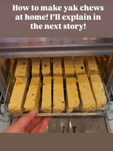 Homemade Yak Chews