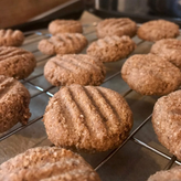 Pumpkin Peanut Butter Cookies (Pet Safe)