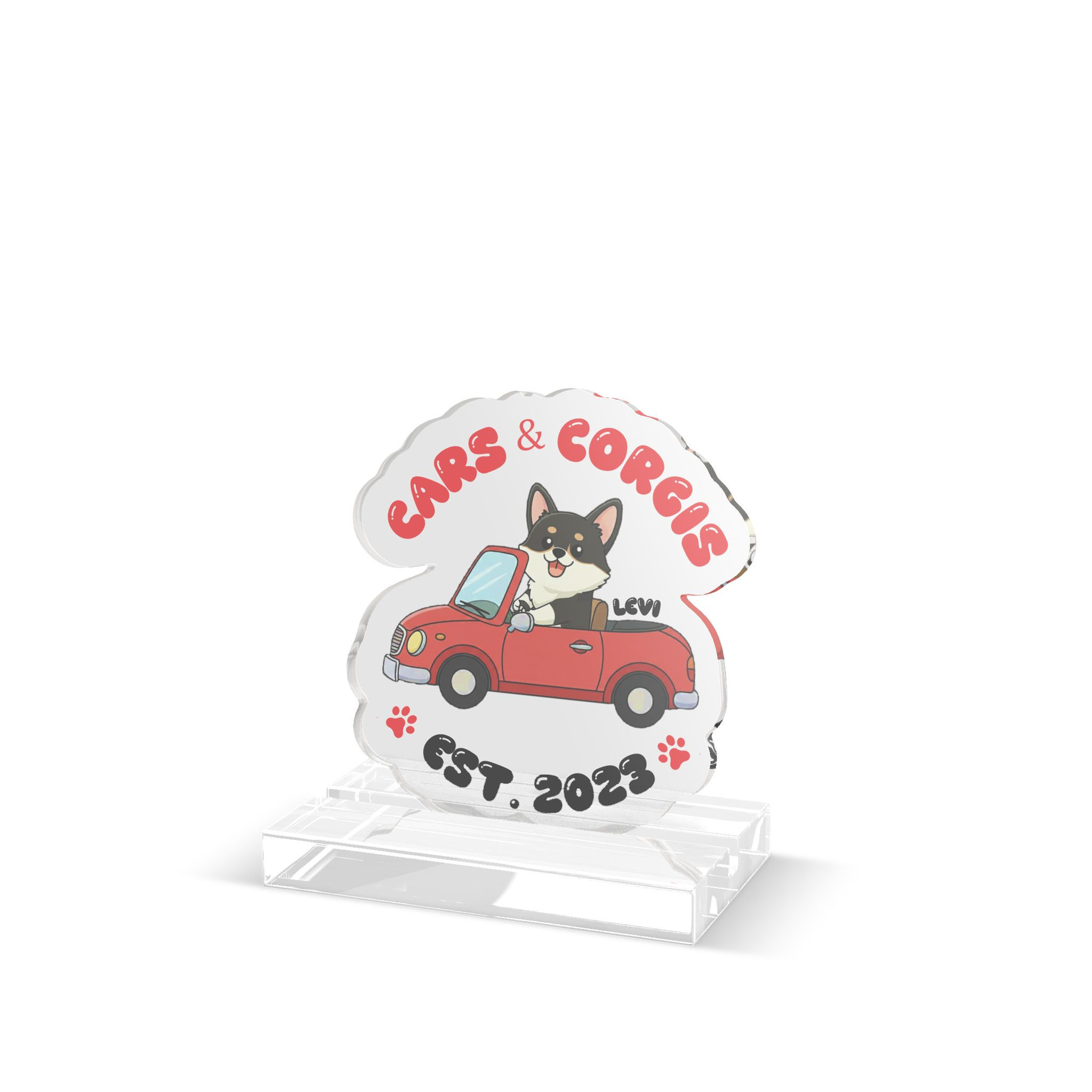 Corgi Car (Car) Acrylic Stand