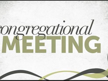 Annual Congregational Meeting