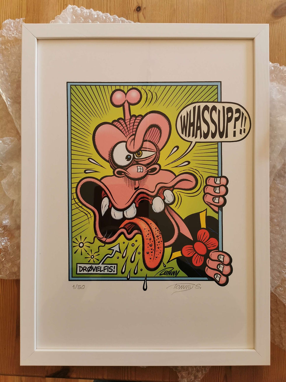 Miniatyrbilde: Whassup?!! - A3 - Begrenset opplag - 50 stk - Signert