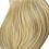 Thumbnail: Blonde seamless clip-in human hair extensions for natural blending