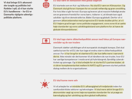 Tak til regeringen for at sætte ny kurs i Europa-politikken: EU skal op i den globale vægtklasse.
