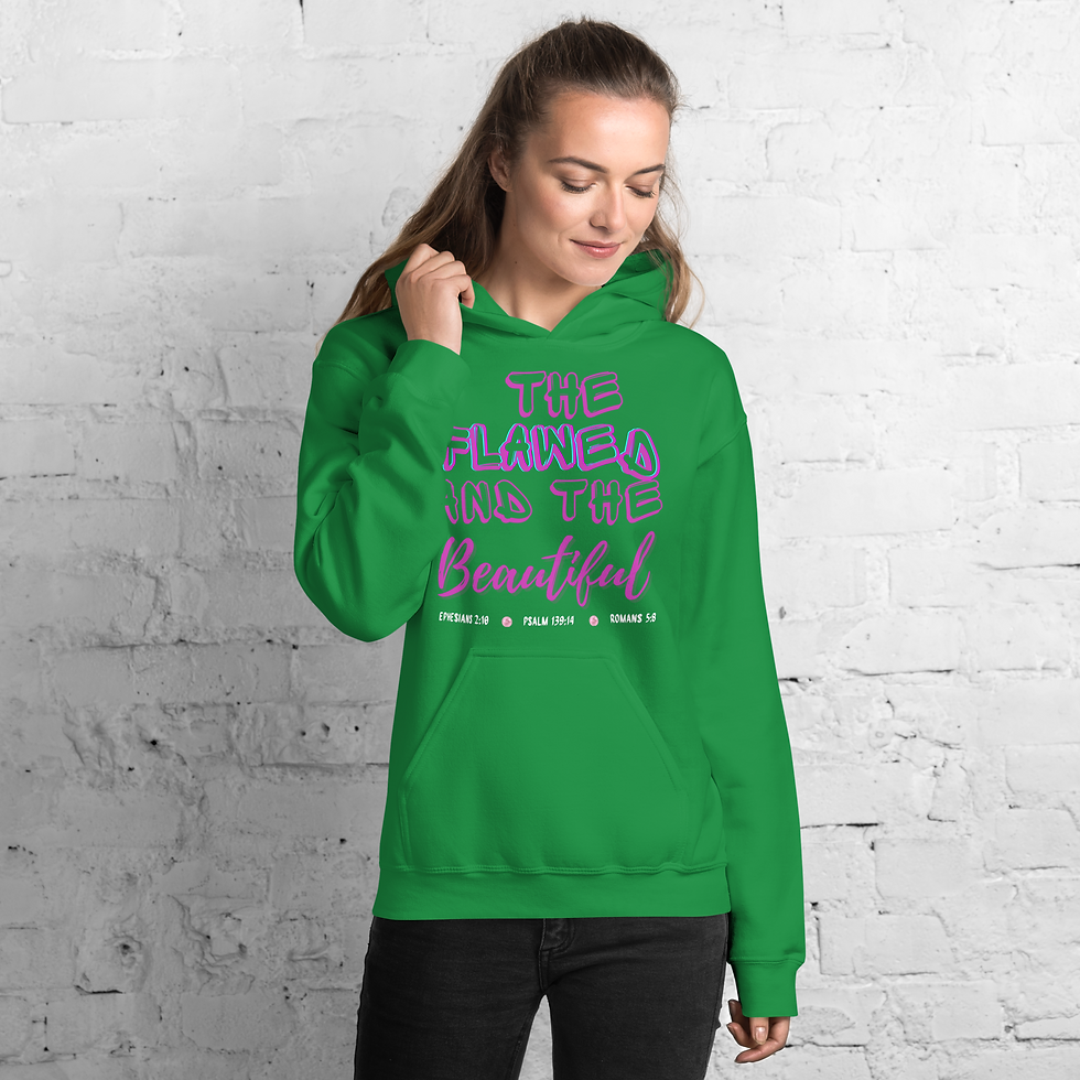 Thumbnail: "Flawed & Beautiful" Unisex Hoodie