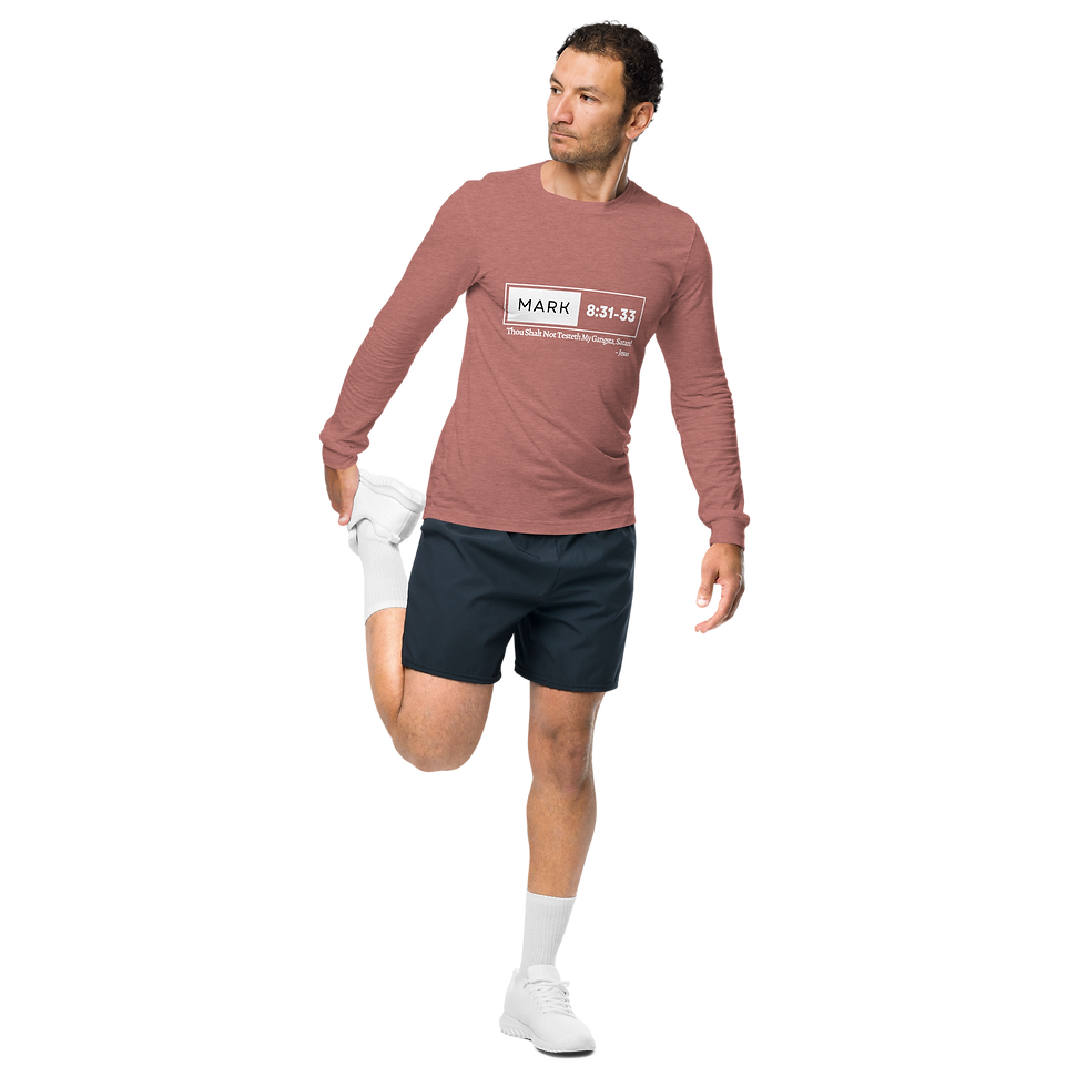 Thumbnail: "KJV-Test My Gangsta" Unisex Long Sleeve Tee