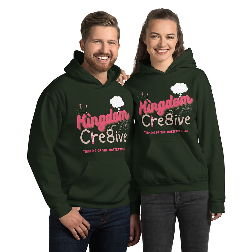 Thumbnail: Pink Kingdom Creative Unisex Hoodie
