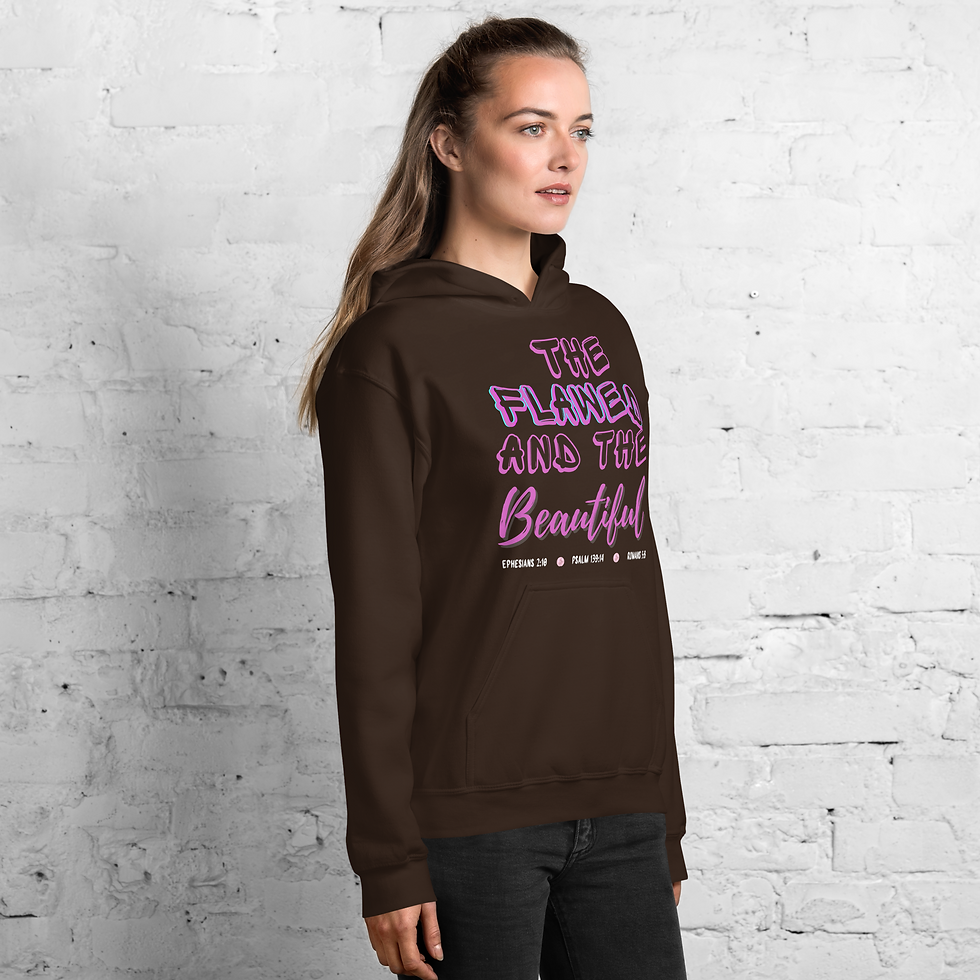 Thumbnail: "Flawed & Beautiful" Unisex Hoodie