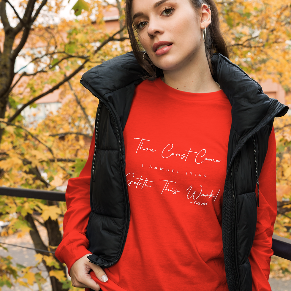 Thumbnail: "KJV- Get This Work" Unisex Long Sleeve Tee