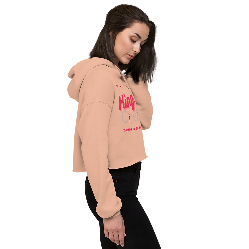 Thumbnail: Pink Kingdom Creative Crop Hoodie